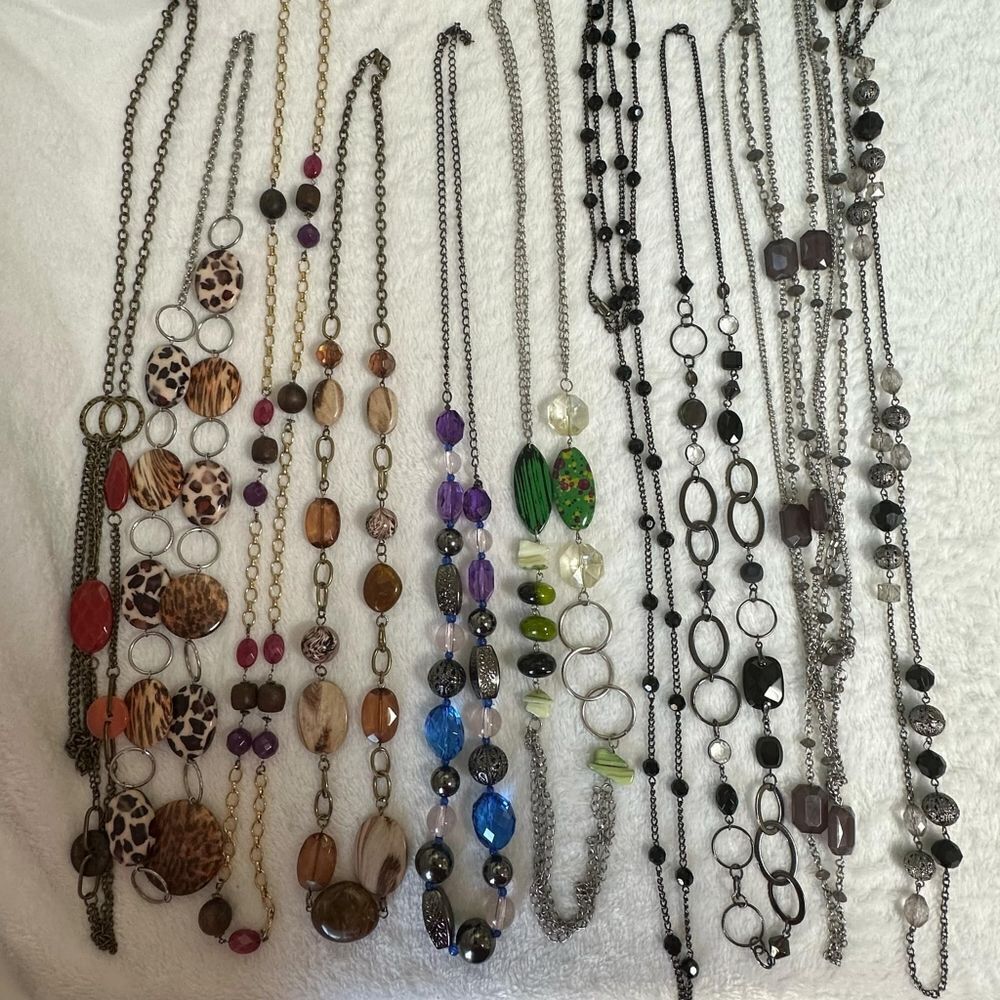 J310 Bulk Bundle of 10 Chain Station Necklaces